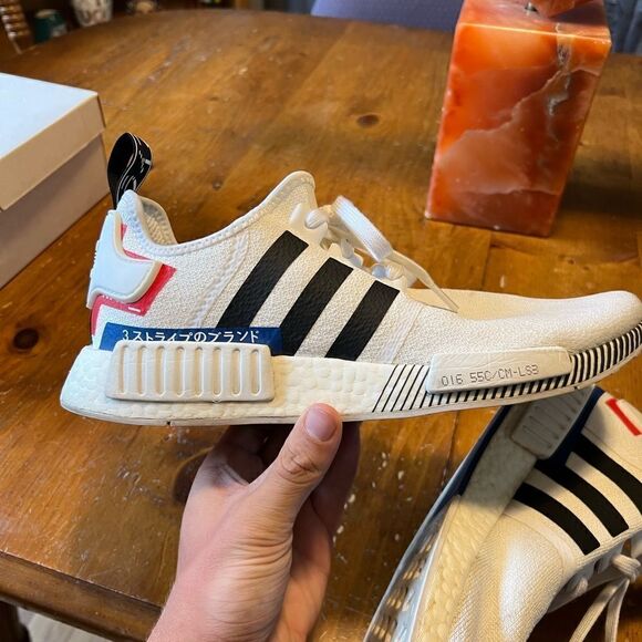 Adidas NMD R1 Japan White Colorblock Shoes Sneaker (EF0753) - Picture 6 of 11